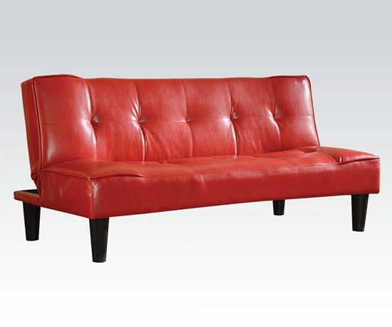 Picture of Red PVC Adjustable Sofa