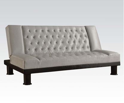 Picture of Contemporary Adjustable Sofa with Gray PU