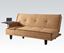Picture of Adjustable Sofa with Hidden Table Light Brown Microfiber  A