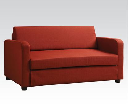 Picture of Conall Adjustable Sofa in Red Fabric