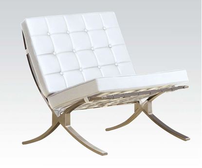 Picture of White Accent Chair  W/P2