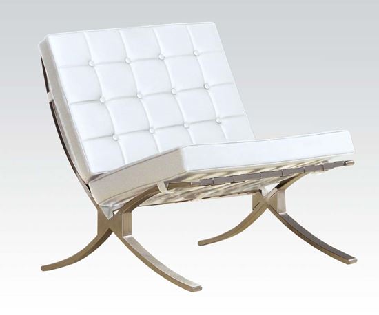 Picture of White Accent Chair  W/P2