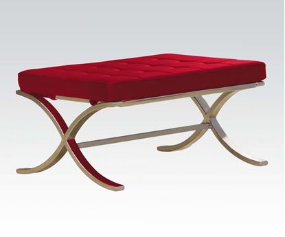 Picture of Red Ottoman  W/P2