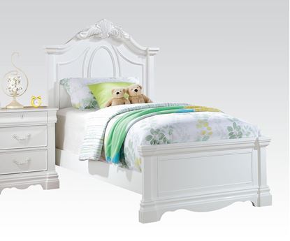 Picture of Estrella White Finish Kids Twin Bed