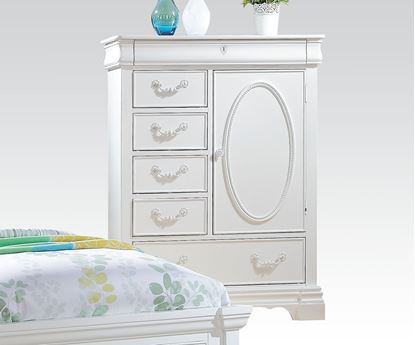 Picture of Estrella White Finish Chest 