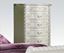 Picture of Pearl White Finish Wood 5 Drawers Chest