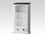 Picture of Docila White and Chocolate Finish Bookcase w/Drawer