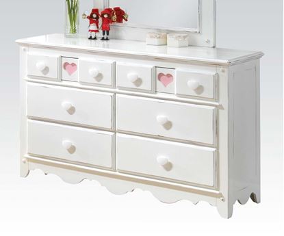 Picture of Sweetheart White Finish Youth Dresser 