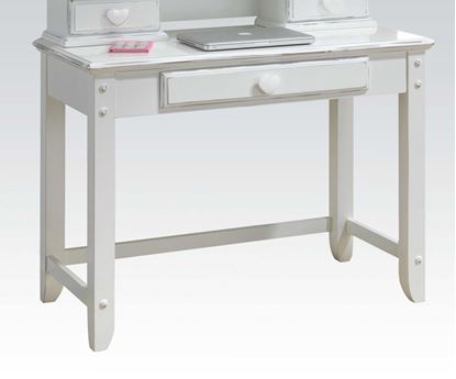 Picture of Sweetheart White Finish Youth Computer Desk 