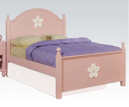 Picture of Floresville Pink w/ White Flower Twin Size Bed