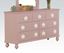 Picture of Floresville Pink w/ White Flower Dresser 