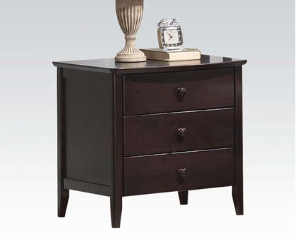 Picture of San Marino Transitional Walnut Finish Wood Kids Night Stand