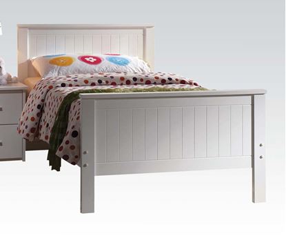 Picture of Bungalow White Finished Youth Full Size Bed