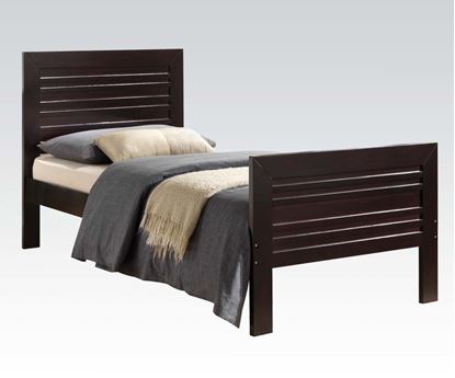 Picture of Donato Ash Wenge Finished Youth Twin Bed