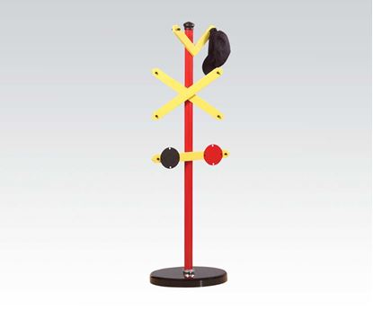 Picture of Red Train Style Coat Rack  W/P2