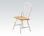 Picture of Farmhouse 4 PC Natural and White Arrowback Windsor Chair  (Set of 4)