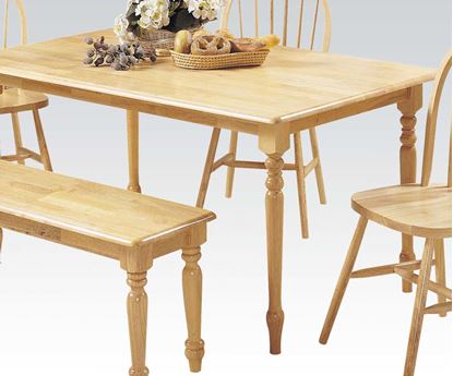 Picture of Farmhouse Solid Wood Natural Dining Table