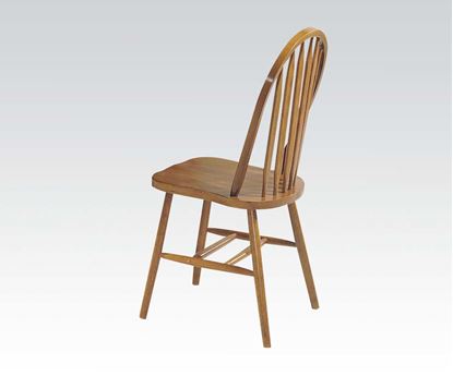 Picture of 38"H Arrowback Side Chair W/2 Cross  (Set of 4)