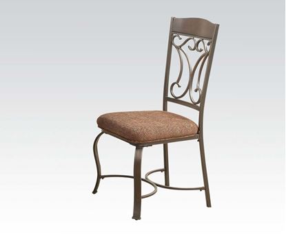 Picture of Jaimey Oak & Antique Black Finish 2 Pcs. Side Chair    (Set of 2)