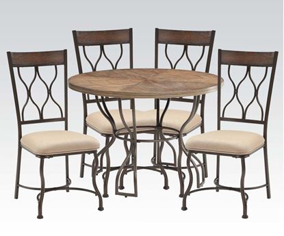 Picture of Cherry 5Pc Dining Set W/P2
