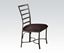 Picture of 2 Pcs. Metal Base Chocolate PU Side Chair    (Set of 2)