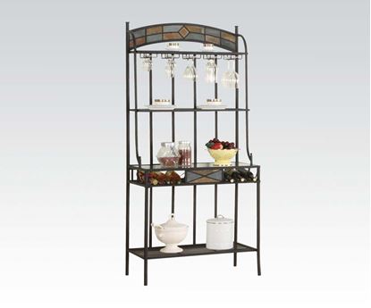 Picture of Contemporary   Desi Metal Finish Baker Rack