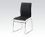 Picture of 2 Pcs. PU Chair with Black/White PU and Chrome  (Set of 6)