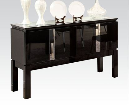 Picture of Prisca Chrome / Black Finish Server