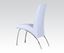 Picture of Pervis 2 Pcs. White & Chrome Finish Side Chair  (Set of 2)