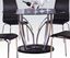 Picture of Elinor Dining Table with Black Glass Top