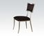 Picture of Abbott Black Fabric Upholstery 2Pcs. Dining Side Chairs by   (Set of 2)