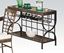 Picture of Egyptian Transitional Metal and Glass Top Server