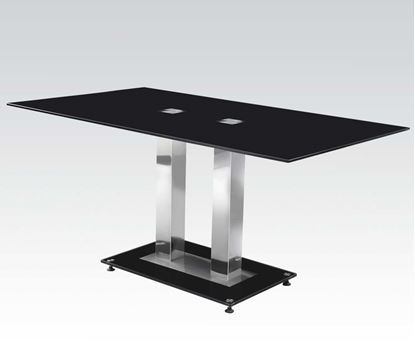 Picture of Contemporary Dining Table with Chrome