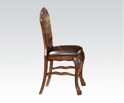 Picture of Dresden Classics Warm Antique Brown Finish 2pc Counter Height Chair  (Set of 2)
