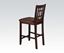 Picture of Adalia Walnut Finish 2 Pcs. Counter Height Chair by    (Set of 2)