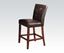 Picture of Cherry Finish Counter Height Chair in Contemporary Style      (Set of 2)