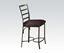 Picture of Daisy 2 Pcs Chocolate PU Upholstery Counter Height Chair    (Set of 2)