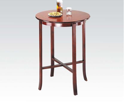 Picture of Contemporary Oak Finish Bar Table