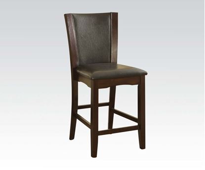 Picture of Espresso Pu Counter Height Chair  W/P2 (150Lbs Ctn)  (Set of 2)