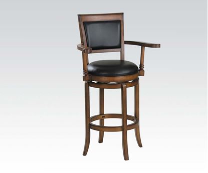 Picture of High Back Upholstered 30" Seat Height Swivel Stool 