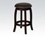 Picture of Traditional Espresso 24"H Seat Height Swivel Counter Height Stool