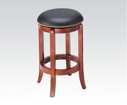 Picture of Cherry Finish Swivel Bar Stool 24" Seat Height