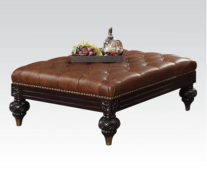 Picture of Shantoria Dark Brown Living Room Oversize Ottoman