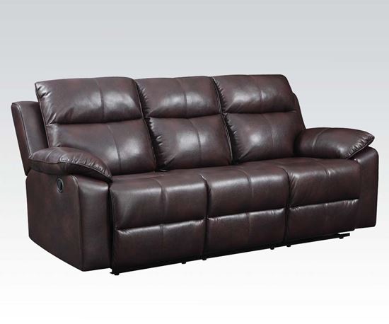 Picture of Dyson Burgundy Living Room Sofa W/Motion