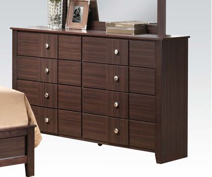 Picture of Contemporary Racie Dark Merlot Dresser 