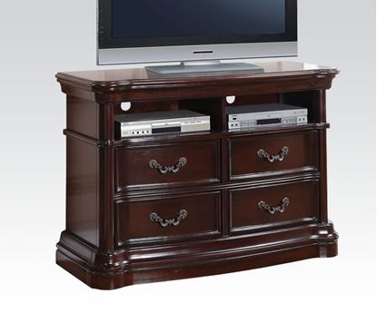 Picture of Veradisia Dark Cherry 4 Drawer TV Console