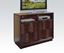 Picture of Travell High Back Walnut Finish Media Chest 