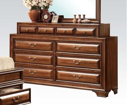 Picture of Konance Brown Cherry Finish Bedroom Dresser 