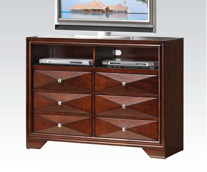 Picture of Modern Windsor Merlot Media Chest 