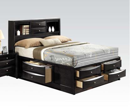 Picture of Ireland Black Finish Eastern Platform  King Bed